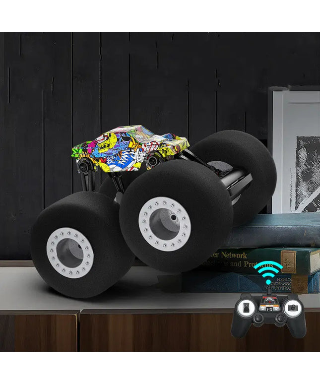 Remote Control Stunt Truck Sponge Tire Kids Room Off Road Vehicle Toy beldemo5-toys2