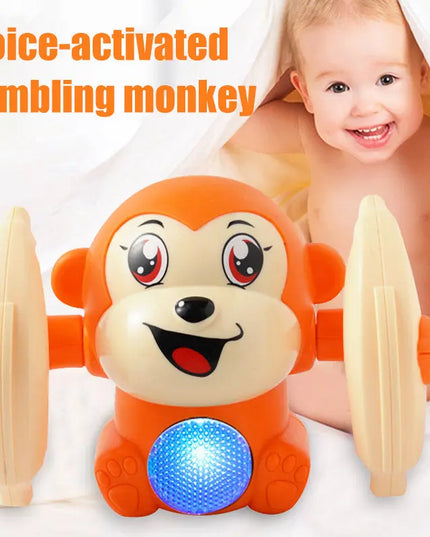 Baby Toys Electric Tumbling Monkey Light Music Puzzle Sound Tipping Monkey Kids Toys Early Educational Toys For Children Gifts beldemo5-toys2