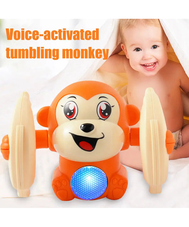 Baby Toys Electric Tumbling Monkey Light Music Puzzle Sound Tipping Monkey Kids Toys Early Educational Toys For Children Gifts beldemo5-toys2