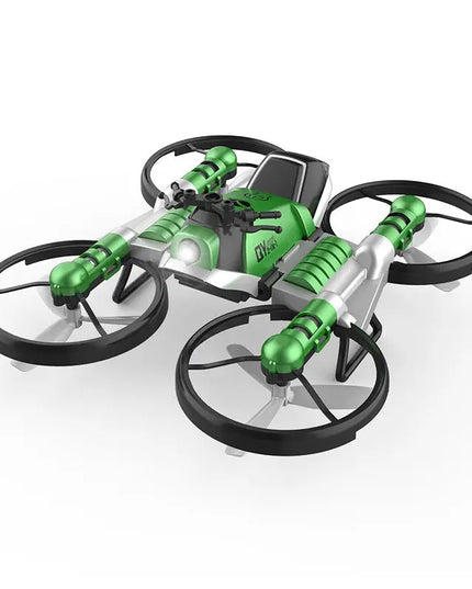 WiFi FPV RC Drone Motorcycle 2 in 1 Foldable Helicopter Camera 0.3MP Altitude Hold RC Quadcopter Motorcycle Drone 2 in 1 Dron beldemo5-toys2