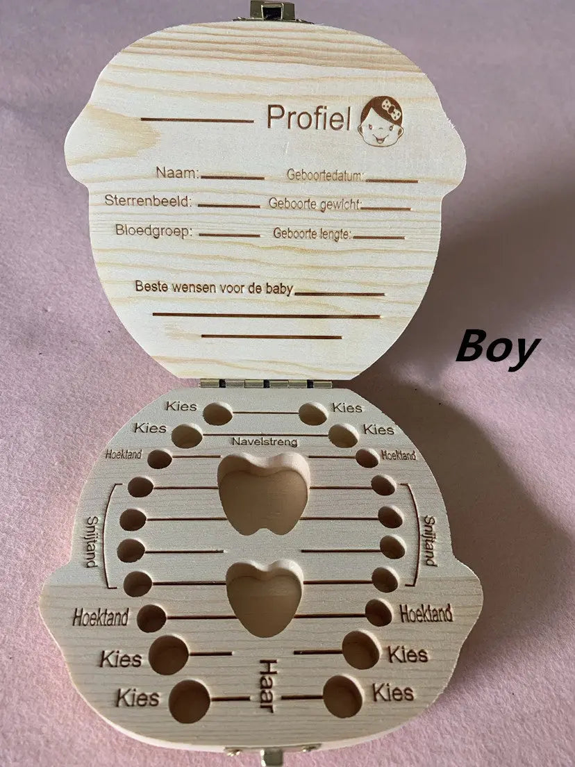 Wood Storage Box for Baby Kids Tooth Box Organizer beldemo5-toys2