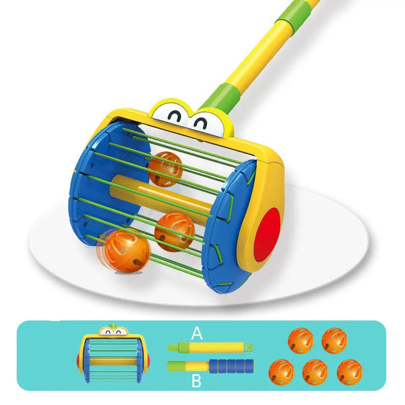 Toy gun pot launcher vacuum cleaner combination set beldemo5-toys2