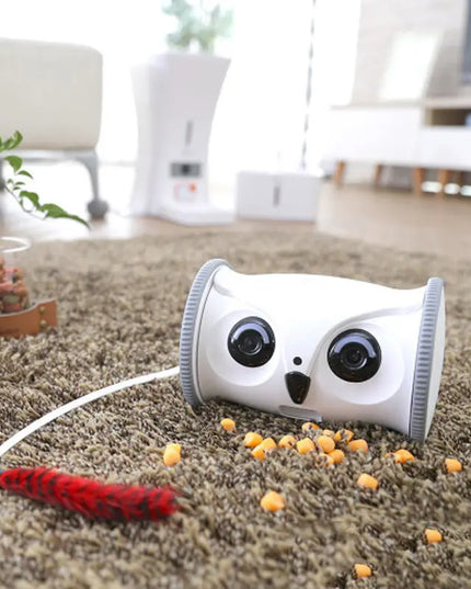 Owl-shaped Dog Electric Toy With Snacks beldemo5-toys2