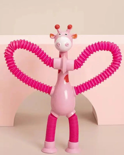 Giraffe Tubes Sensory Toys Novelty Spring Fidget Toy Stretch Tube Stress Relief Toy For Kid Birthday Gift Party Favors beldemo5-toys2