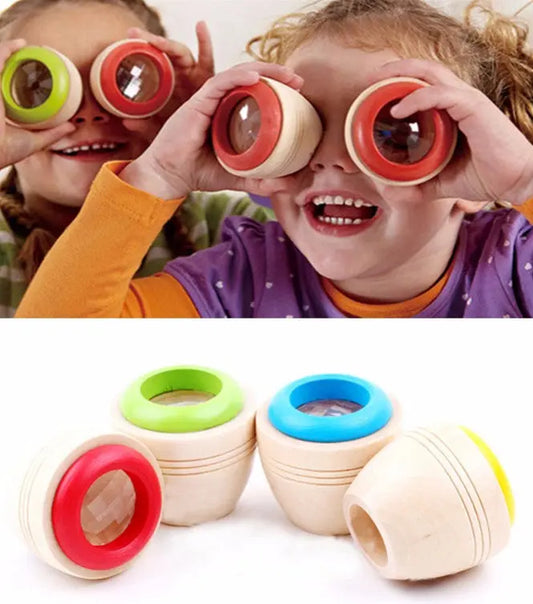 Wooden Magic Kaleidoscope Interesting Effect Educational Learning Puzzle Toy For Babies And Children beldemo5-toys2