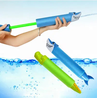 33cm Summer Water Gun Toys Pistol Blaster Shooter Outdoor Swimming Pools Cartoon Shark beldemo5-toys2