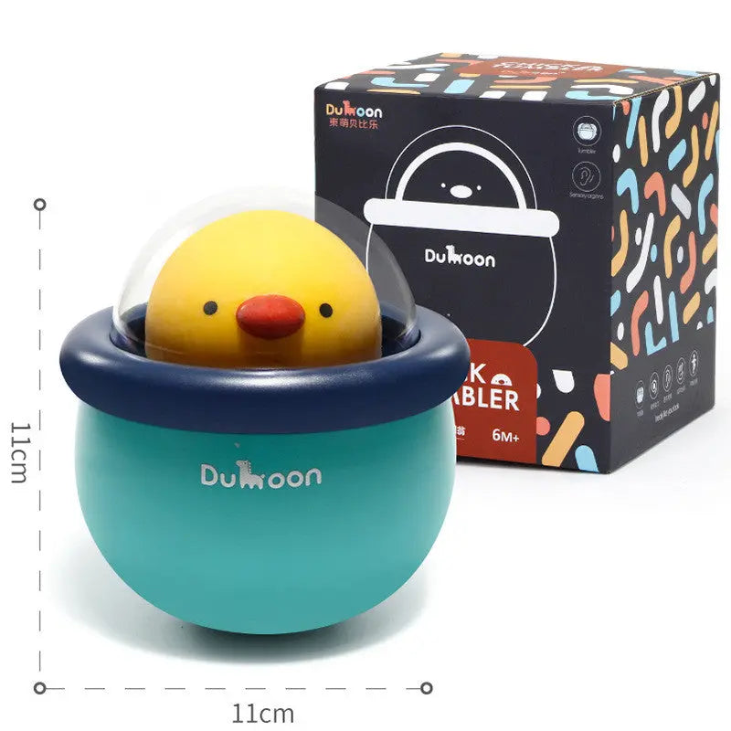 Little Cute Chicken Tumbler Music Bells Infants Educational Early Education Baby Rattle Toys beldemo5-toys2