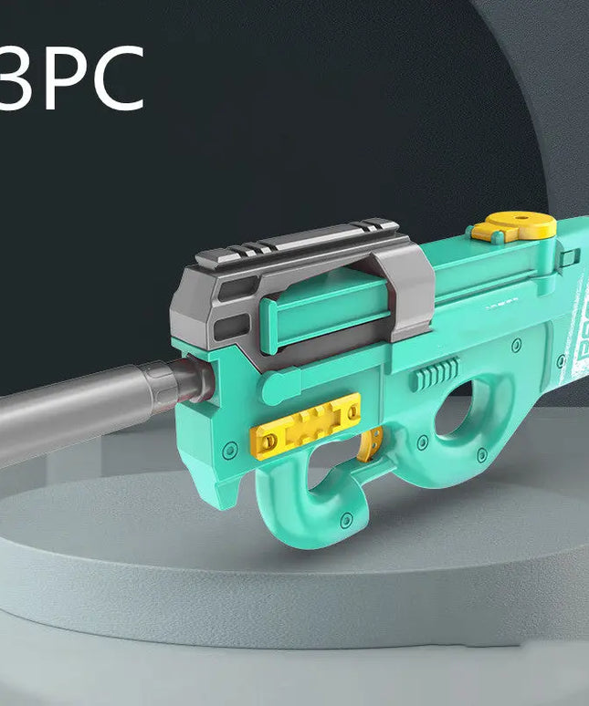 New P90 Electric Water Gun High-Tech Kids Toys Outdoor Beach Pool Large Capacity Summer Gel Blasting Water Gun For Adults beldemo5-toys2