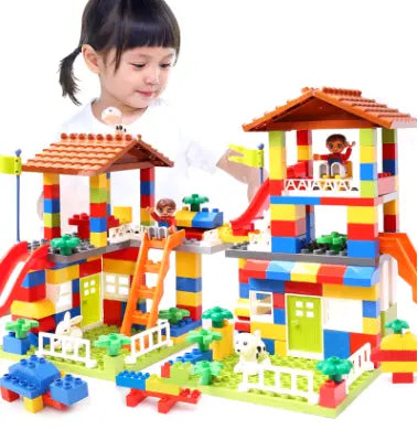 Children's puzzle building blocks, boys and girls, city baby, children's toys, early childhood toys beldemo5-toys2