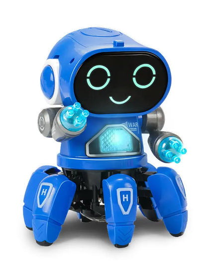Electric Rock Robot, Music, Light, Automatic Walking, Swinging And Dancing Robot, Children's Toys beldemo5-toys2