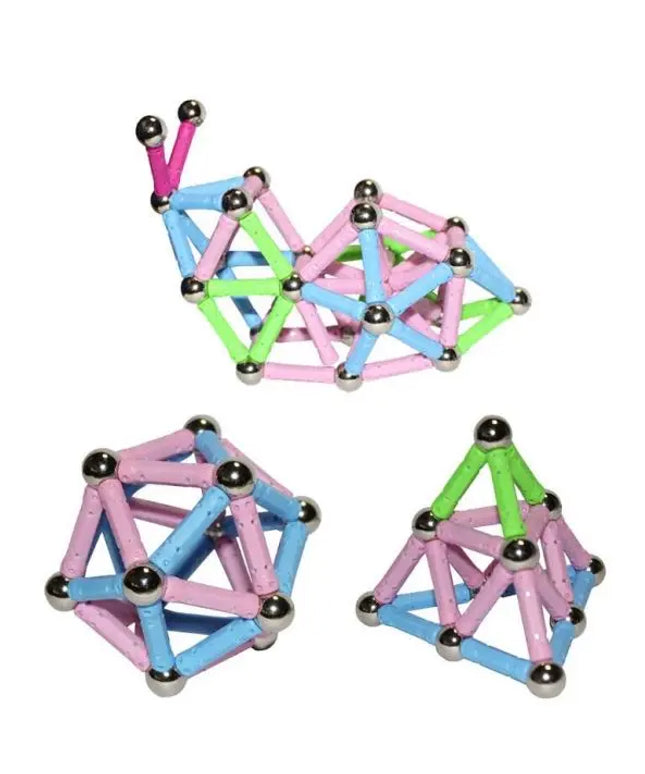 Large Magnet Toy Sticks & Metal Balls Magnetic Building Blocks Construction Toys For Baby Designer Educational Toy For Children beldemo5-toys2