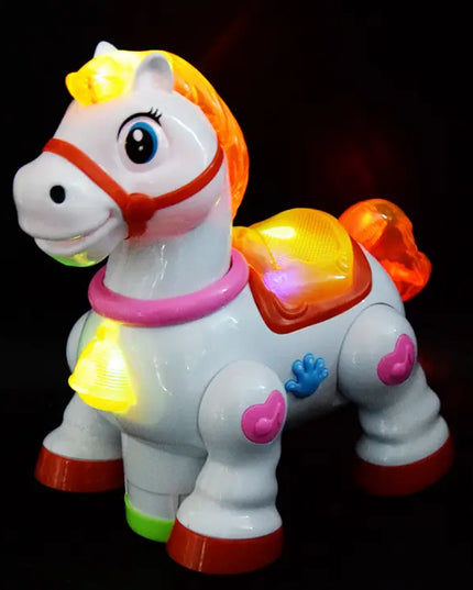 Electric Cartoon horse toy dancing, Baby Learning To Crawl Educational Toys With Music Light Infant Baby Educational Toys beldemo5-toys2