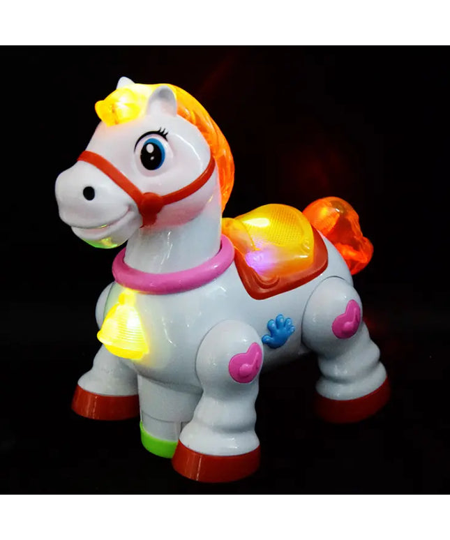 Electric Cartoon horse toy dancing, Baby Learning To Crawl Educational Toys With Music Light Infant Baby Educational Toys beldemo5-toys2