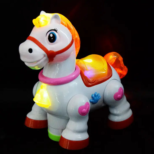 Electric Cartoon horse toy dancing, Baby Learning To Crawl Educational Toys With Music Light Infant Baby Educational Toys beldemo5-toys2