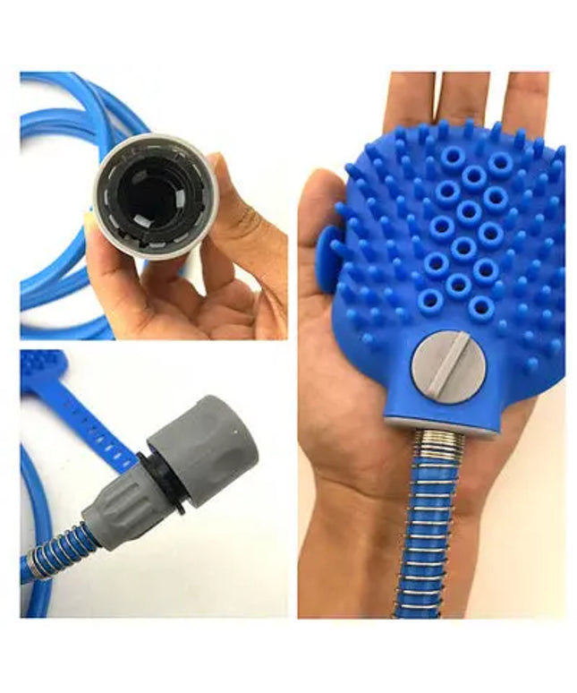 Pet Bathing Tool Pet Dog Convenient Clean Water Pipe Spray Nozzle Strap beldemo5-toys2