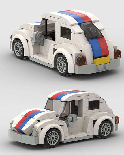 Building Block Puzzle Assembling Retro Small Particle Beetle Car beldemo5-toys2
