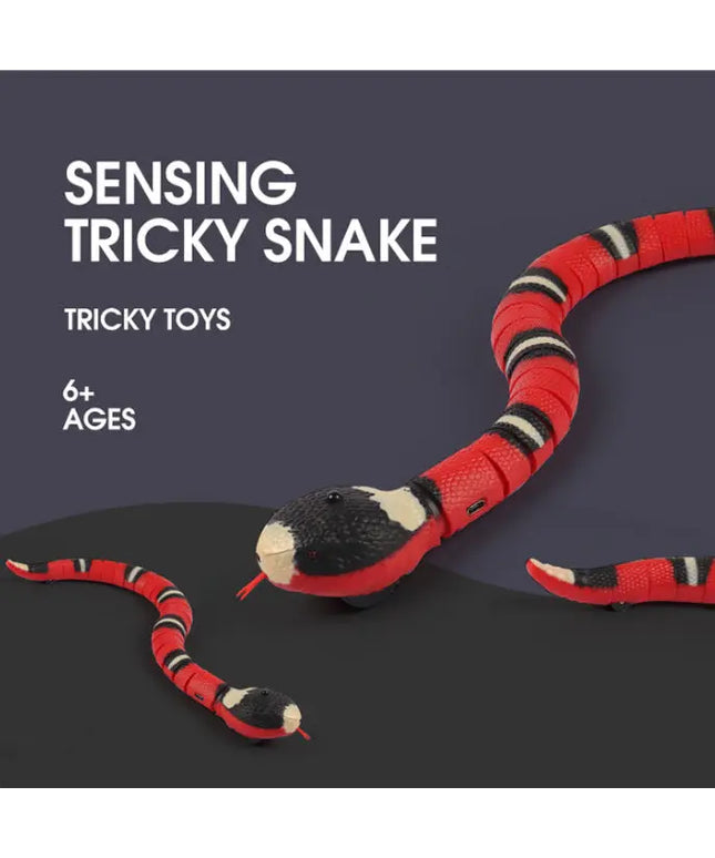 Remote Control Electric Toys Intelligent Induction Obstacle Avoidance Silver Ring Snake beldemo5-toys2