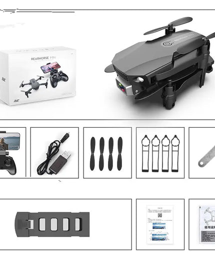 Folding Drone HD 4K Aerial Photography Mini Quadcopter Toy RC Airplane beldemo5-toys2
