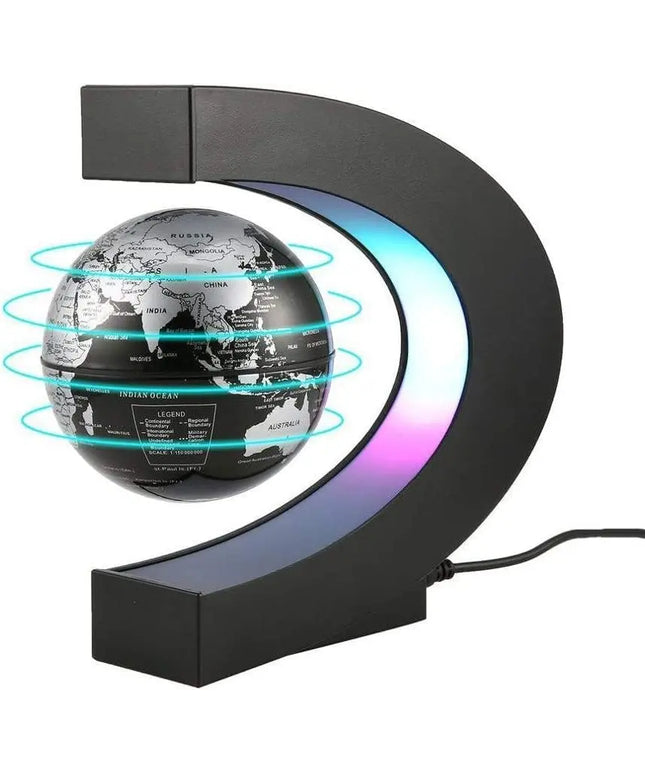 Magnetic Levitating Globe With LED Light - For Kids Adults Learning - 3.5 Inch Floating Globe Decor, Perfect Cool Gift In Office Home beldemo5-toys2