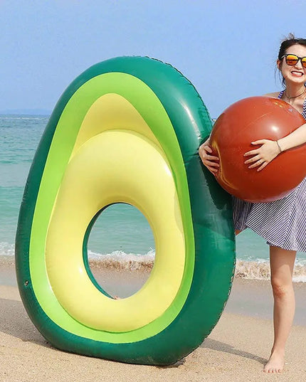 Inflatable Giant Avocado Pool Float Pool Swimming Float Swimming Ring Pool Circle Party  Buoy Toy beldemo5-toys2