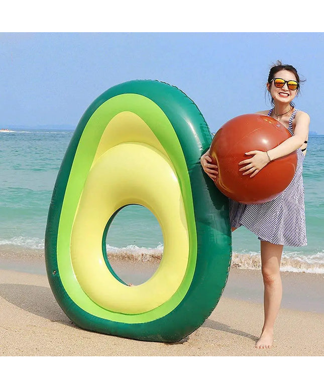 Inflatable Giant Avocado Pool Float Pool Swimming Float Swimming Ring Pool Circle Party  Buoy Toy beldemo5-toys2