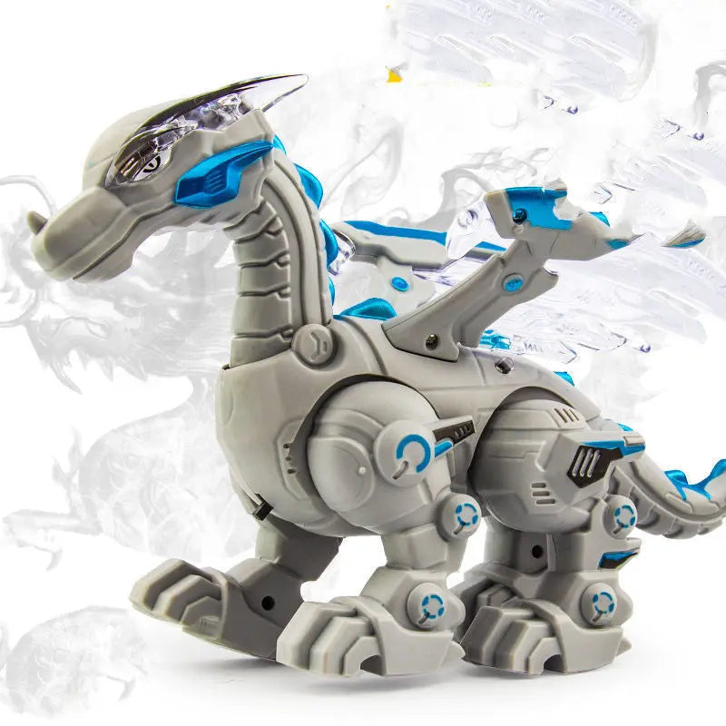 Electric Spray Mechanical Dinosaur Toy Model Multifunctional Sound And Light Toy beldemo5-toys2