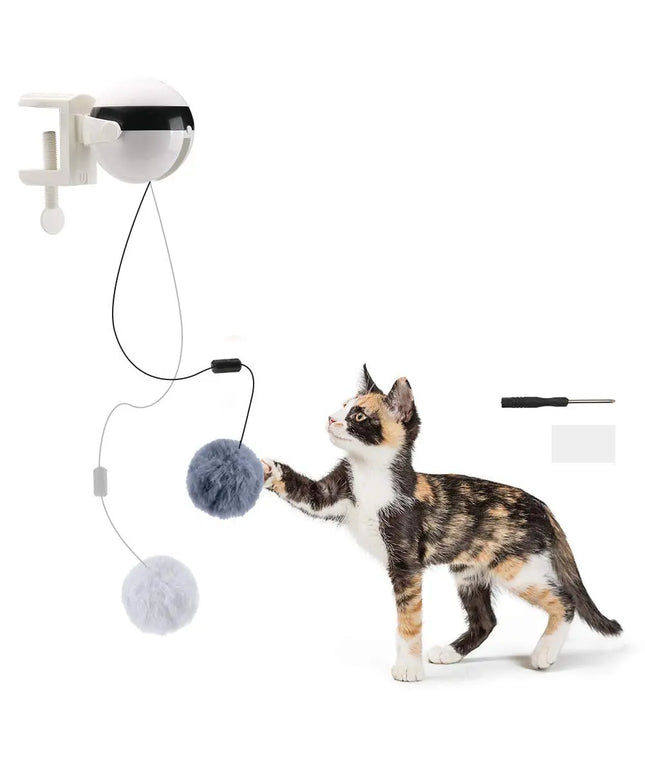 Electric Automatic Lifting Motion Cat Toy Interactive Puzzle Smart Pet Cat Teaser Ball Pet Supply Lifting Toys beldemo5-toys2