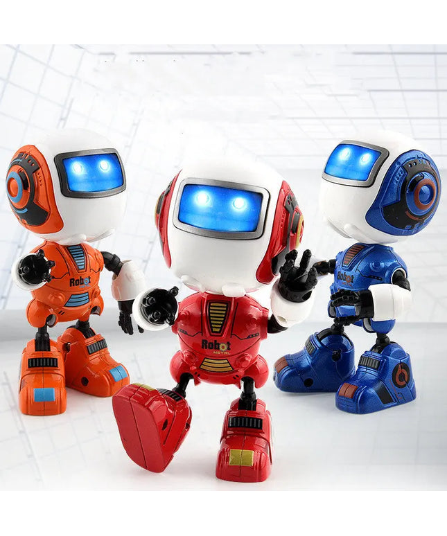 Smart Mini Alloy Robot  Induction Light And Music Spaceman Toy beldemo5-toys2