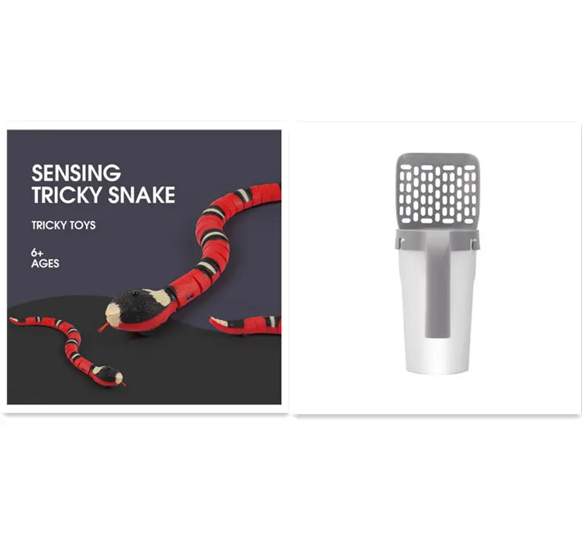 Remote Control Electric Toys Intelligent Induction Obstacle Avoidance Silver Ring Snake beldemo5-toys2