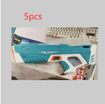 Summer Full Automatic Electric Water Gun Toy Induction Water Absorbing High-Tech Burst Water Gun Beach Outdoor Water Fight Toys beldemo5-toys2