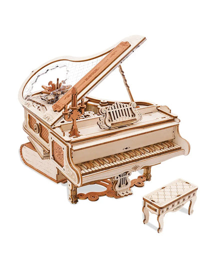 ROKR AMK81 Magic Piano 3D DIY Puzzle With Music Wooden Building Kits For Gifts beldemo5-toys2