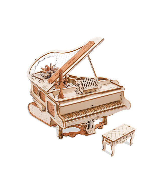 ROKR AMK81 Magic Piano 3D DIY Puzzle With Music Wooden Building Kits For Gifts beldemo5-toys2