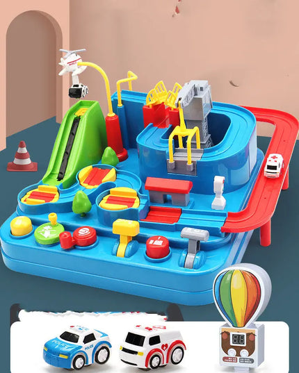 Car Adventure Adventure Toys Children Toy Girls Car Park 3 Train 4 Car Track Kids Toy beldemo5-toys2
