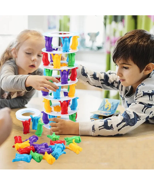Penguin Tower Collapse Desktop Game Balance Toy Challenge Tower beldemo5-toys2