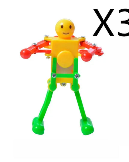 Clockwork Dancing Robot Clockwork Gymnastics Creative Small Toys Novelty Toys Christmas Goods Gift For Kids Fidget Toys beldemo5-toys2