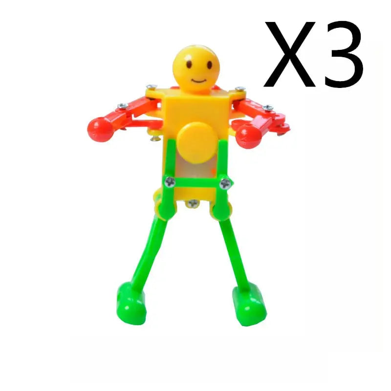 Clockwork Dancing Robot Clockwork Gymnastics Creative Small Toys Novelty Toys Christmas Goods Gift For Kids Fidget Toys beldemo5-toys2