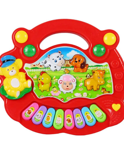 Educational Toys Farm Animal Keyboard Musical Instrument Child Baby Toys beldemo5-toys2