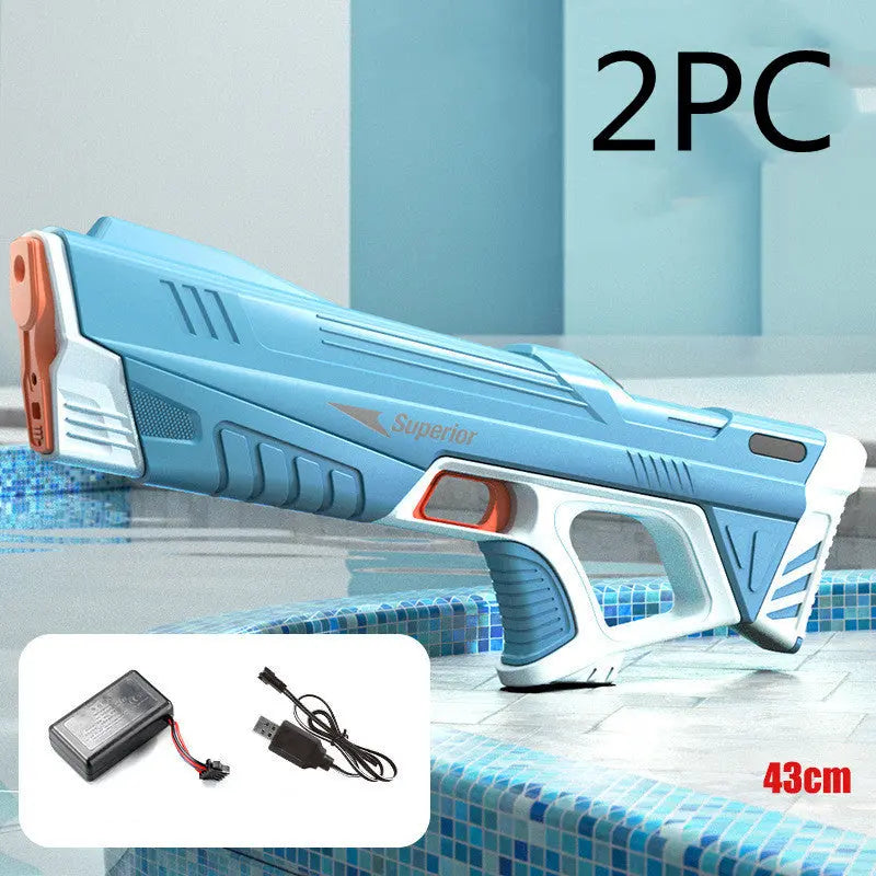 Summer Full Automatic Electric Water Gun Toy Induction Water Absorbing High-Tech Burst Water Gun Beach Outdoor Water Fight Toys beldemo5-toys2