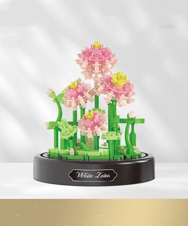 Small Particle Assembly Rose Decoration Toys beldemo5-toys2