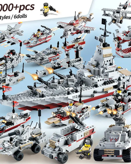 8-in-1 military battleship boy gift puzzle children toys beldemo5-toys2