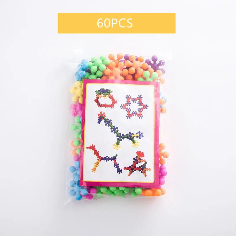 Plum Blossom Blocks Snowflake Set Children's Educational Toys beldemo5-toys2