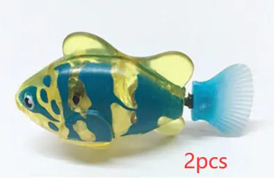 Cat Interactive Electric Fish Water Toy For Indoor Play Swimming Robot Fish Toys For Cat Dog Pet Baby Swimmer Bath Robofish Toys beldemo5-toys2
