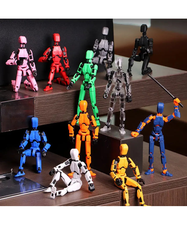 Multi-Jointed Movable Shapeshift Robot 2.0 3D Printed Mannequin Dummy Action Model Doll Toy Kid Gift beldemo5-toys2