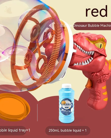 Fan Dinosaur Bubble Machine Bubble Blowing Toy Children's Handheld Bubble Machine New Cartoon Blowing Bubble Gun Toy Gift beldemo5-toys2