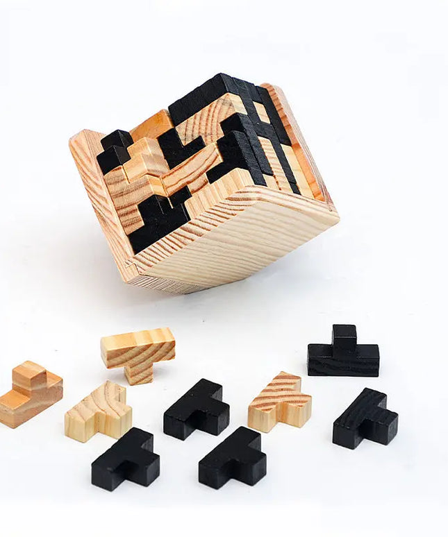 Hot Selling Wooden Puzzle Kongming Lock Luban Lock Toys beldemo5-toys2