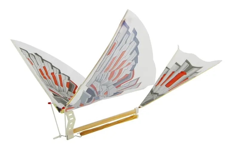 Double - wing rubber - powered aircraft beldemo5-toys2