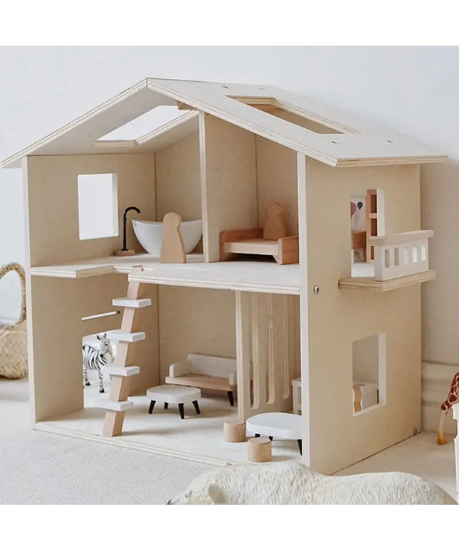 Baby Simulation Small Villa Assembled Doll Room Toys beldemo5-toys2