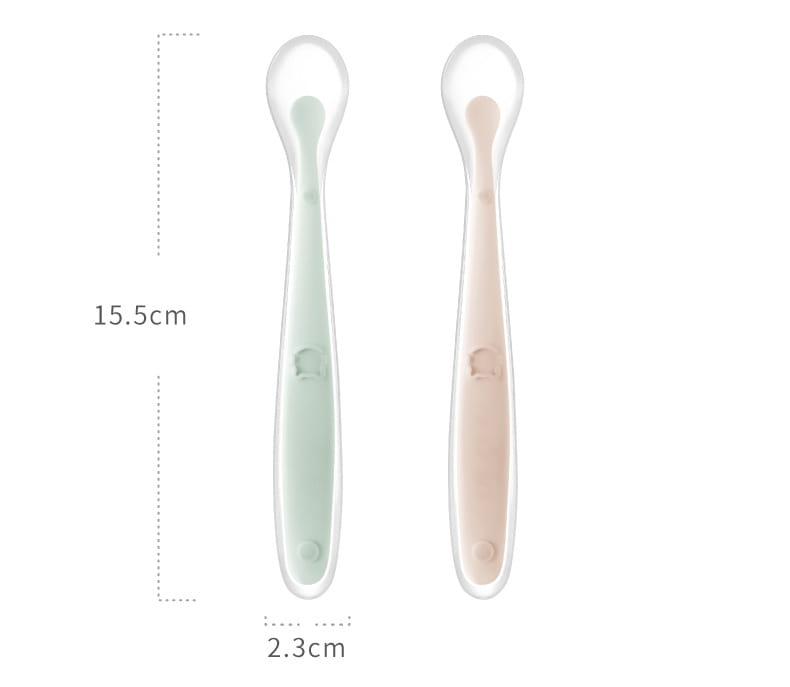 Baby Food Supplement Silicone Spoon