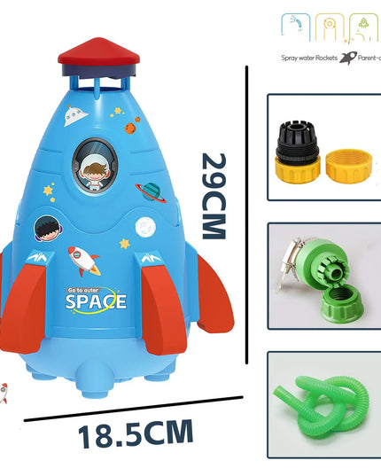 Kids Space Rocket Sprinkler Spinner beldemo5-toys2