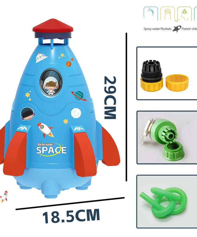 Kids Space Rocket Sprinkler Spinner beldemo5-toys2